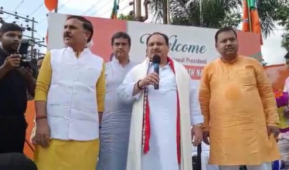 ‘Keep you blessings on BJP’ : J.P.Nadda to Tripura Voters